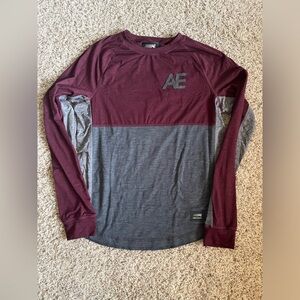 AE.  Super Soft Material.  Size Small.  Grey and Maroon